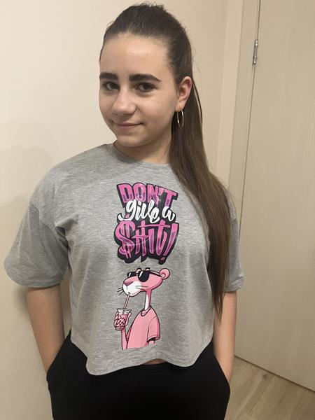 Футболка Moda school (140-164) M489 grey (лето)