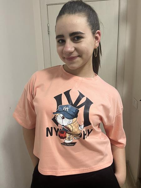 Футболка Moda school (140-164) M492 peach (лето)