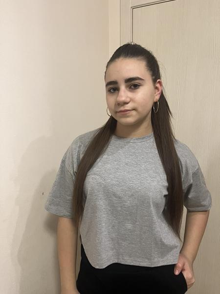 Футболка Moda school (140-164) M494 grey (лето)