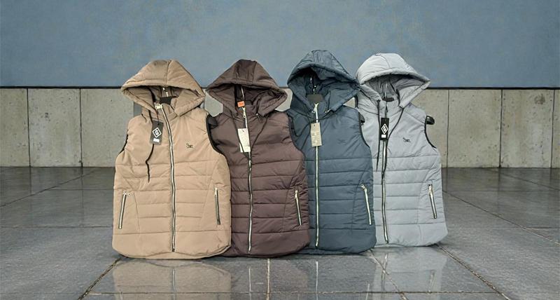 Жилетка Phi Hung (42-50) P331 l.grey (деми)