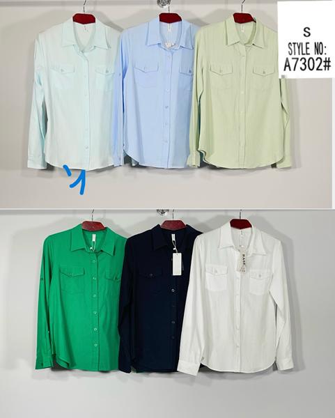 Рубашка BASE (40-48) 7302-1 l.blue (деми)