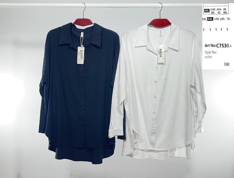 Рубашка BASE (52-60) 7530 black (деми)