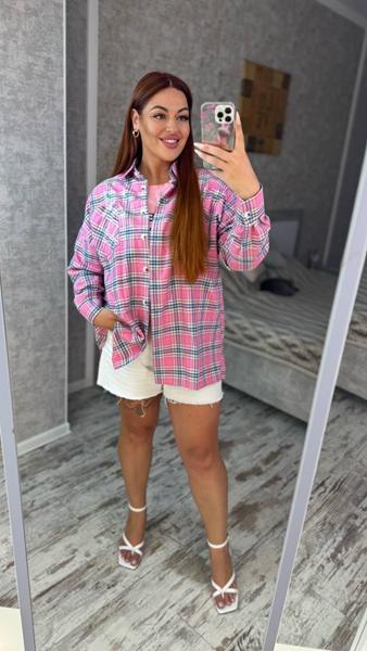 Рубашка Adam&Eva (42-56) 266 pink (деми)