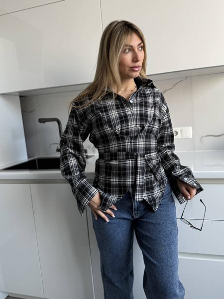 Рубашка Adam&Eva (42-48) 283 black (деми)