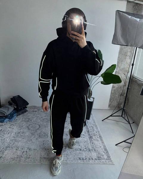 Костюм спорт Seven Zikina (46-60) 1361 black (деми)