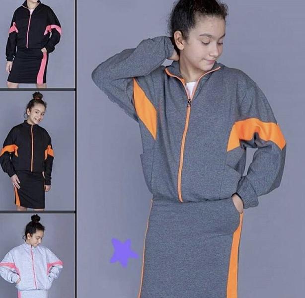 Костюм Meloria (6-12) ML4083 black-orange (деми)