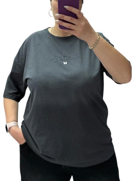 Футболка Elena&Vika (46-58) 25107 grey (лето)