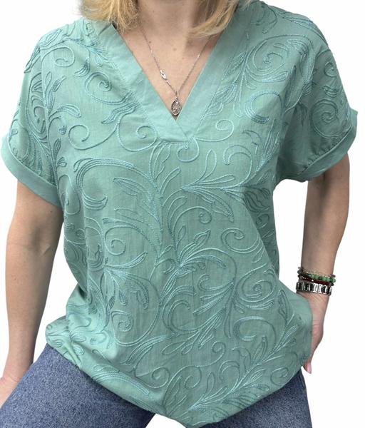 Футболка Elena&Vika (48-54) 26003 mint (лето)