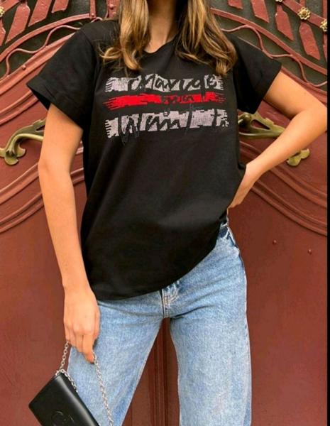 Футболка LiZa Brend (44-50) 1116-1 black (лето)