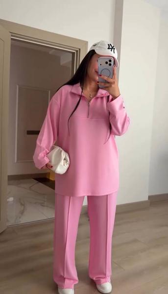 Костюм спорт Femzone (42-58) 1180 pink (деми)