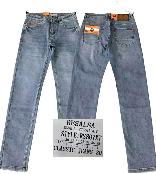 Джинсы Resalsa (30-38) RS807XT l.blue (деми)