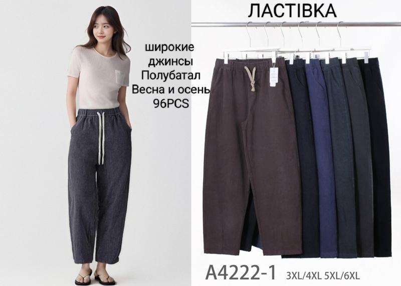 Штаны Giang (3XL-6XL) 4222-1 mix (деми)