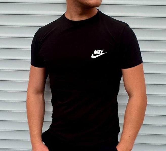 Футболка Sport style (M-2XL) 082 black (лето)