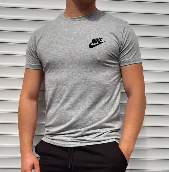 Футболка Sport style (M-2XL) 082 grey (лето)