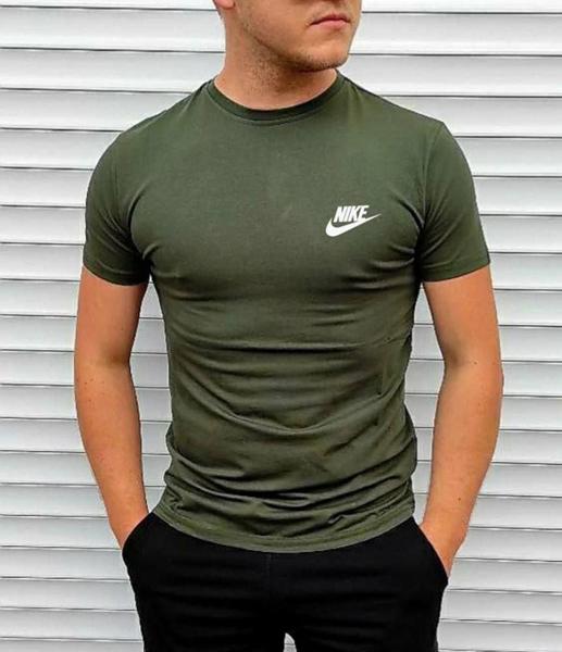 Футболка Sport style (M-2XL) 082 khaki (лето)