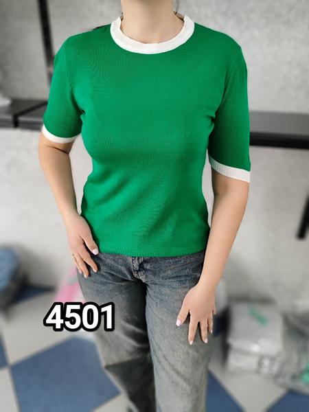 Футболка MMC clothes (42-46) 4501 green (лето)