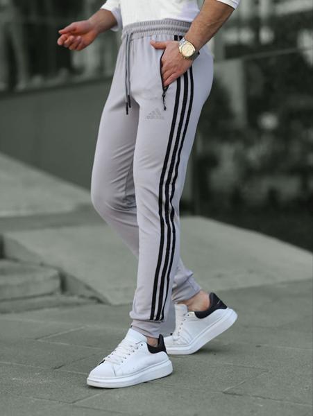 Штаны спорт Hous Of Timur (S-2XL) HT1342 l.grey (деми)