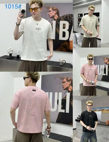 Футболка F.T.H (L-4XL) 1015 pink (лето)