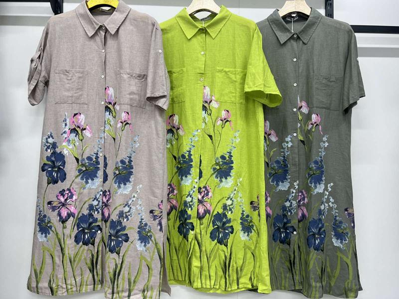 Платье DGMD (3XL-6XL) 10795 beige (лето)