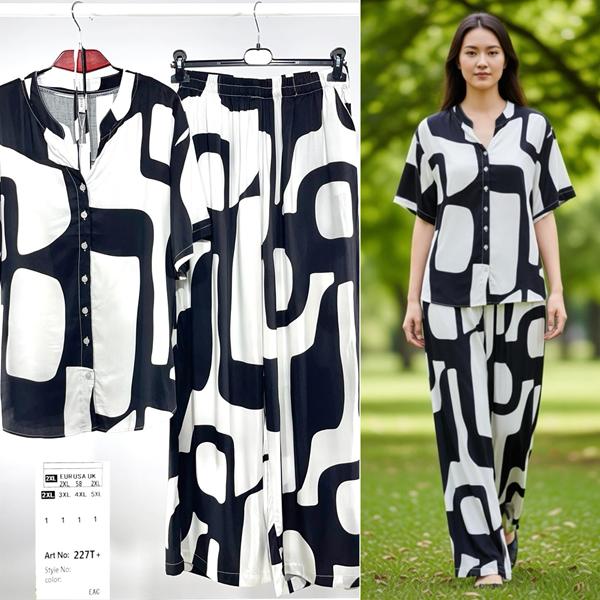 Костюм DGMD (2XL-5XL) 227T black (деми)