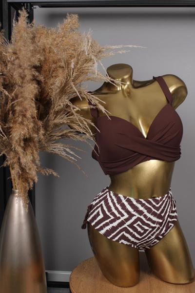 Купальник Sun&Sea (48-56) 26801 brown (лето)