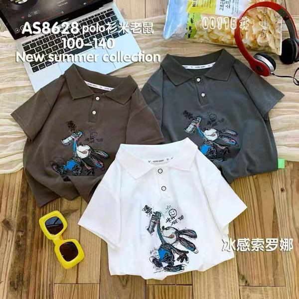 Футболка SunnyTot (100-140) AS8628 black (лето)