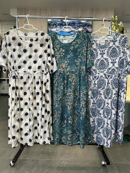 Платье JJF (XL-4XL) 2026 green (лето)