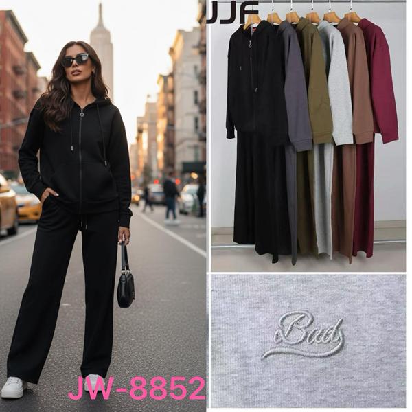 Костюм спорт JJF (L-4XL) 8852 wine (деми)