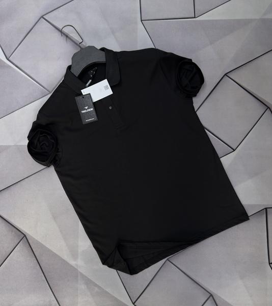 Футболка Rassul (S-2XL) 66302 black (лето)