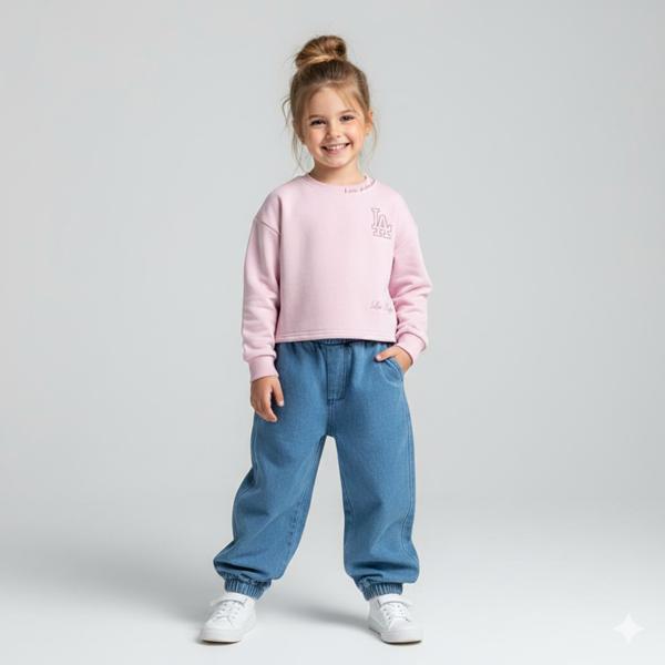 Свитер Limerense (122-152) DD119 pink (деми)