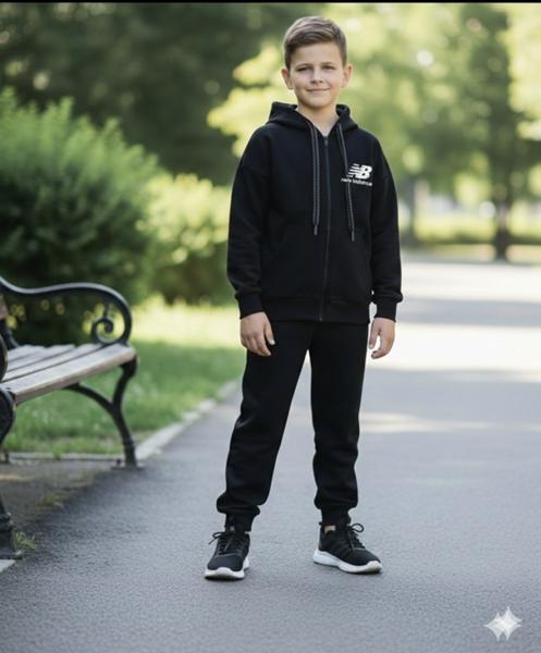 Костюм спорт Limerense (140-170) DD141 black (деми)