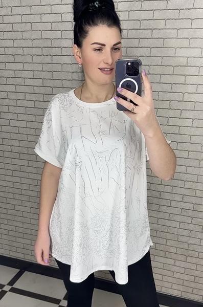 Футболка LeVisha (58-62) 25010 white (лето)