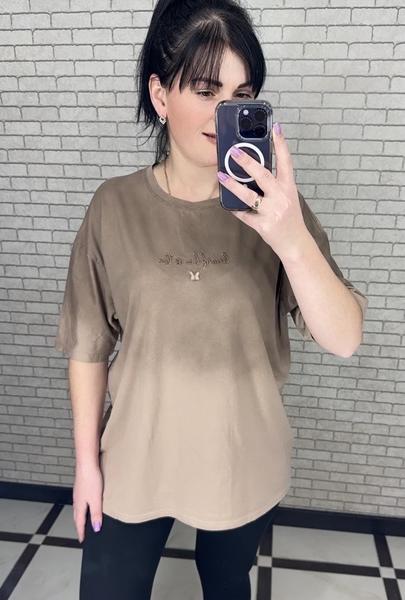 Футболка LeVisha (S-L) 250107 beige (лето)