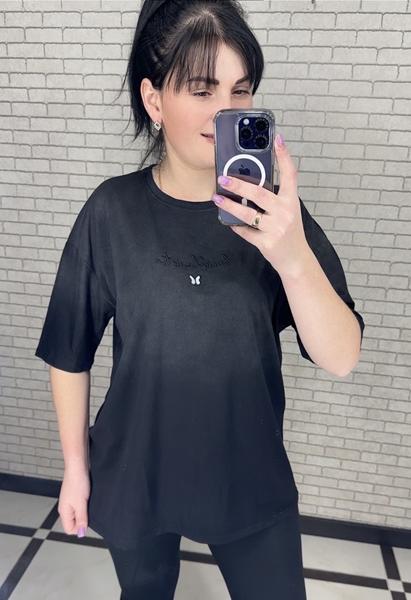 Футболка LeVisha (S-L) 250107 black (лето)