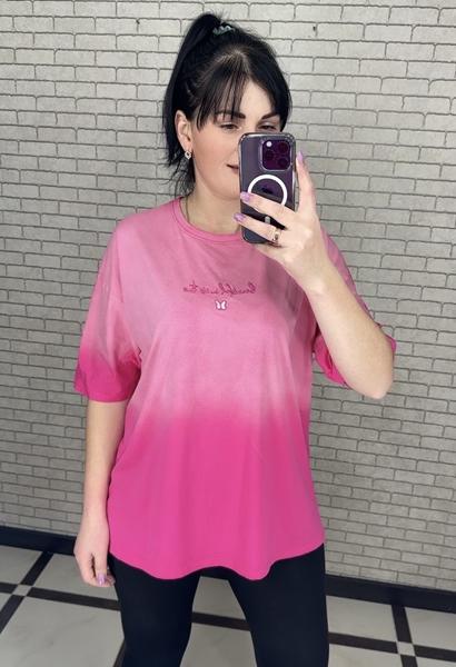 Футболка LeVisha (S-L) 250107 pink (лето)