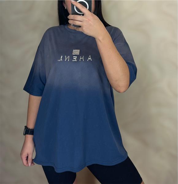 Футболка LeVisha (S-L) 25108 blue (лето)