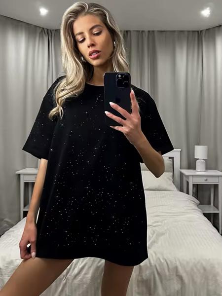 Футболка LeVisha (L-2XL) 26001 black (лето)