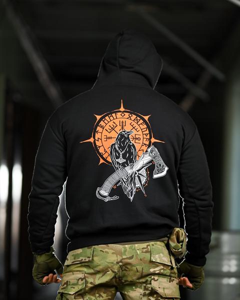 Худи Madoka (M-3XL) 1311 black (деми)