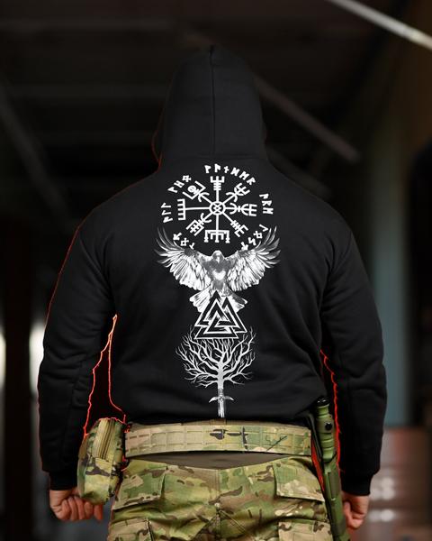 Худи Madoka (M-3XL) 1317 black (деми)