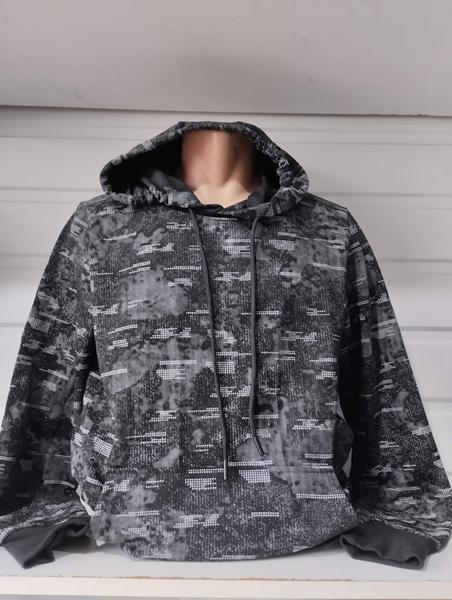 Худи Panda (S-2XL) 1468 black (деми)