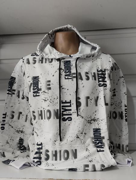 Худи Panda (S-2XL) 1478 white (деми)