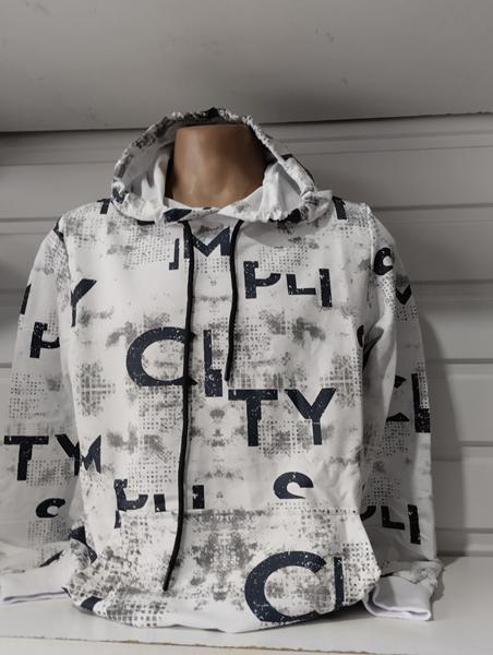 Худи Panda (S-2XL) 1484 white (деми)