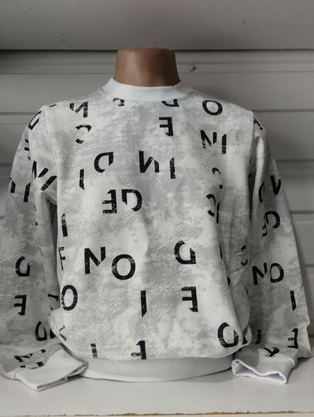 Свитер Panda (S-2XL) 1493 white (деми)