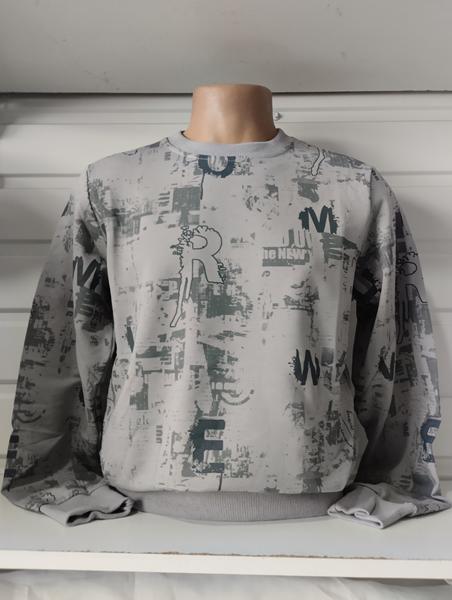 Свитер Panda (S-2XL) 1506 grey (деми)