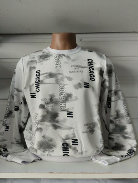 Свитер Panda (S-2XL) 1510 white (деми)