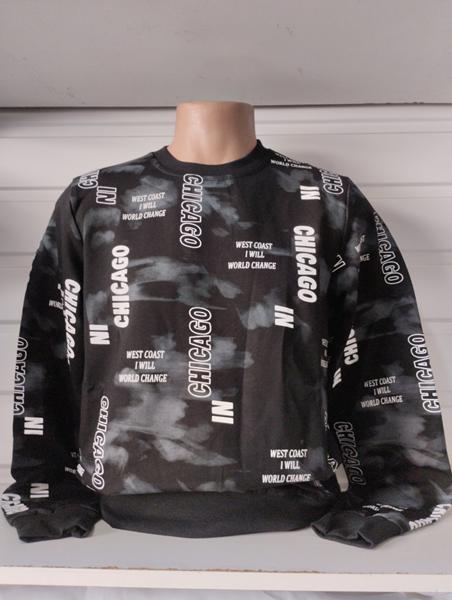 Свитер Panda (S-2XL) 1512 black (деми)