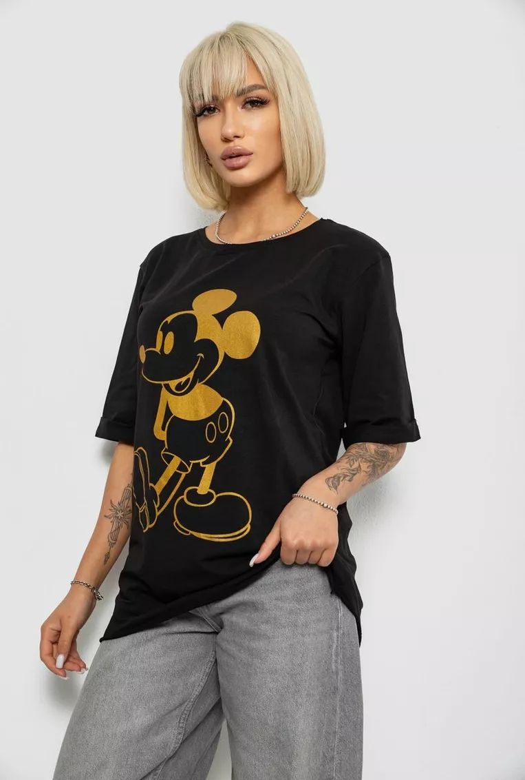 Футболка Seven Group (S-M) 1023 black (лето)