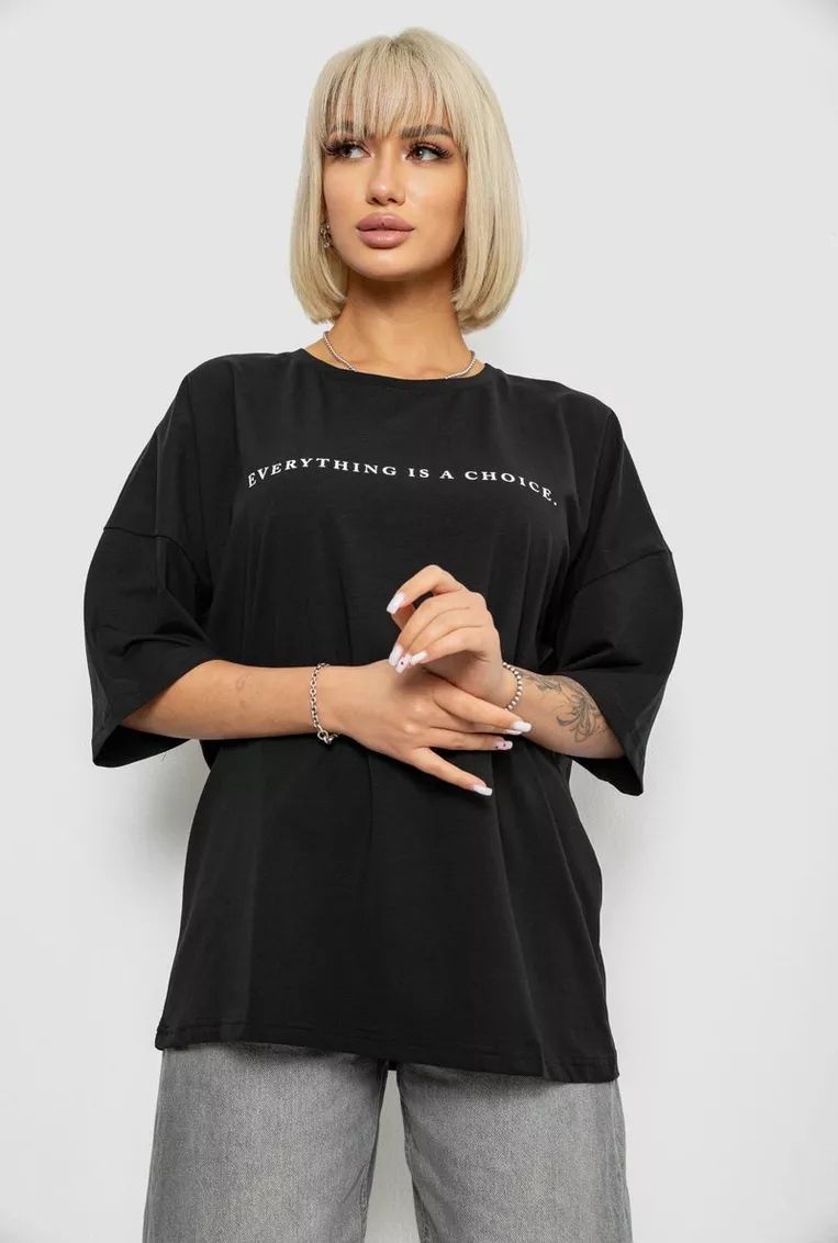 Футболка Seven Group (L-XL) 2020 black (лето)