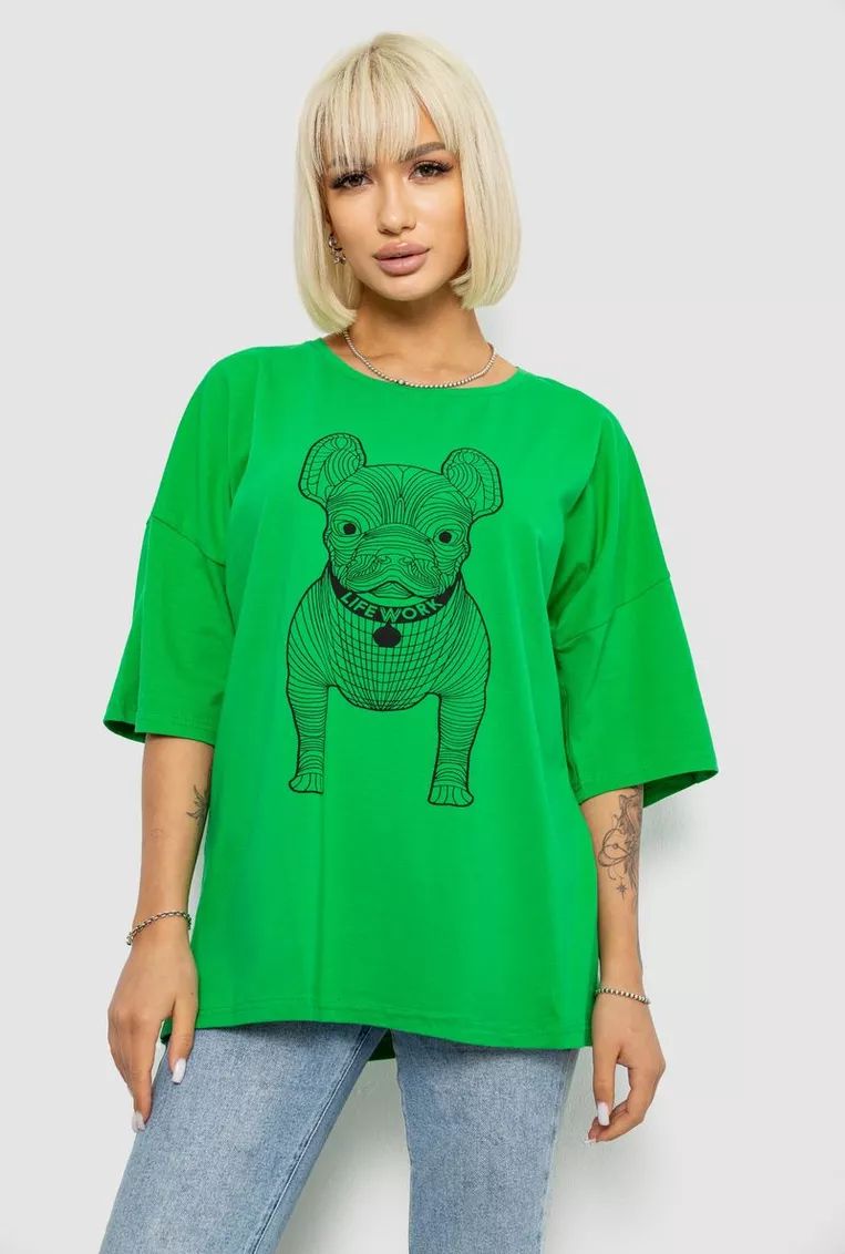 Футболка Seven Group (4XL-5XL) 3008 l.green (лето)