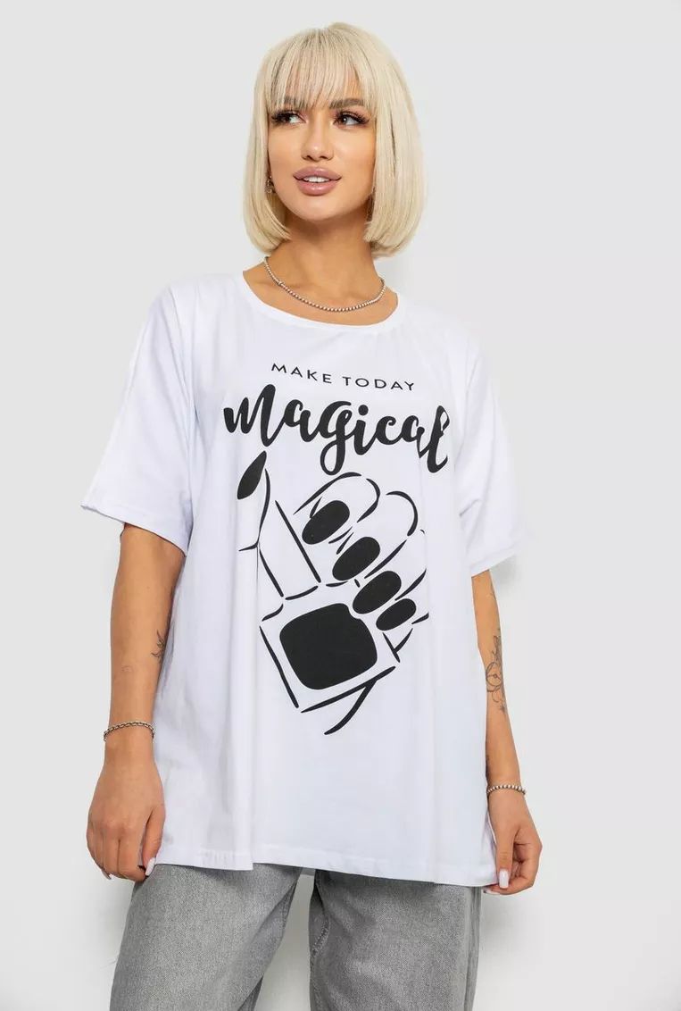 Футболка Seven Group (2XL-4XL) 6605 white (лето)